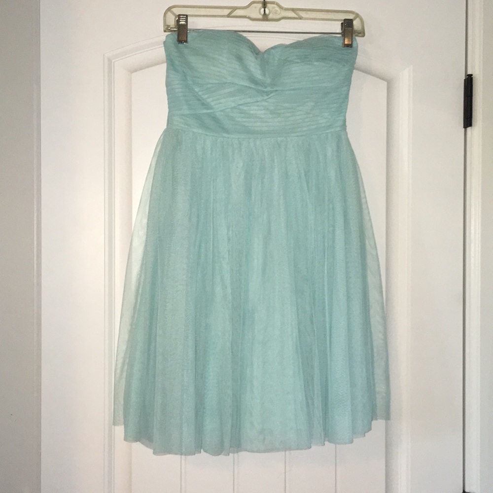 Short Baby Blue Dress